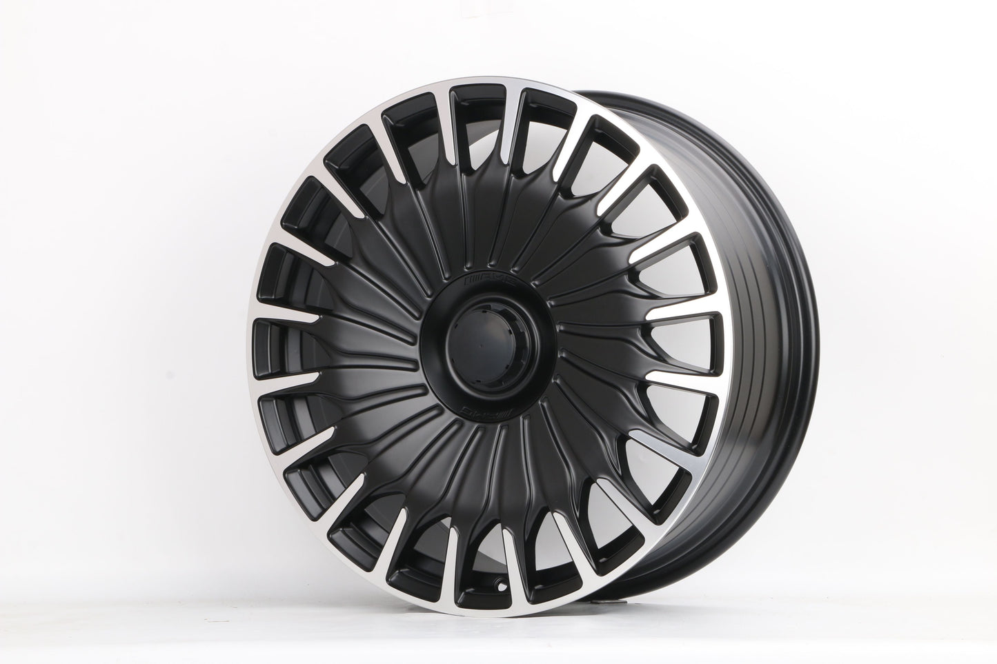 E830 Satin Black Machined Lip 20x9.5 ET35 5.112 - Square Set (4 Wheels)