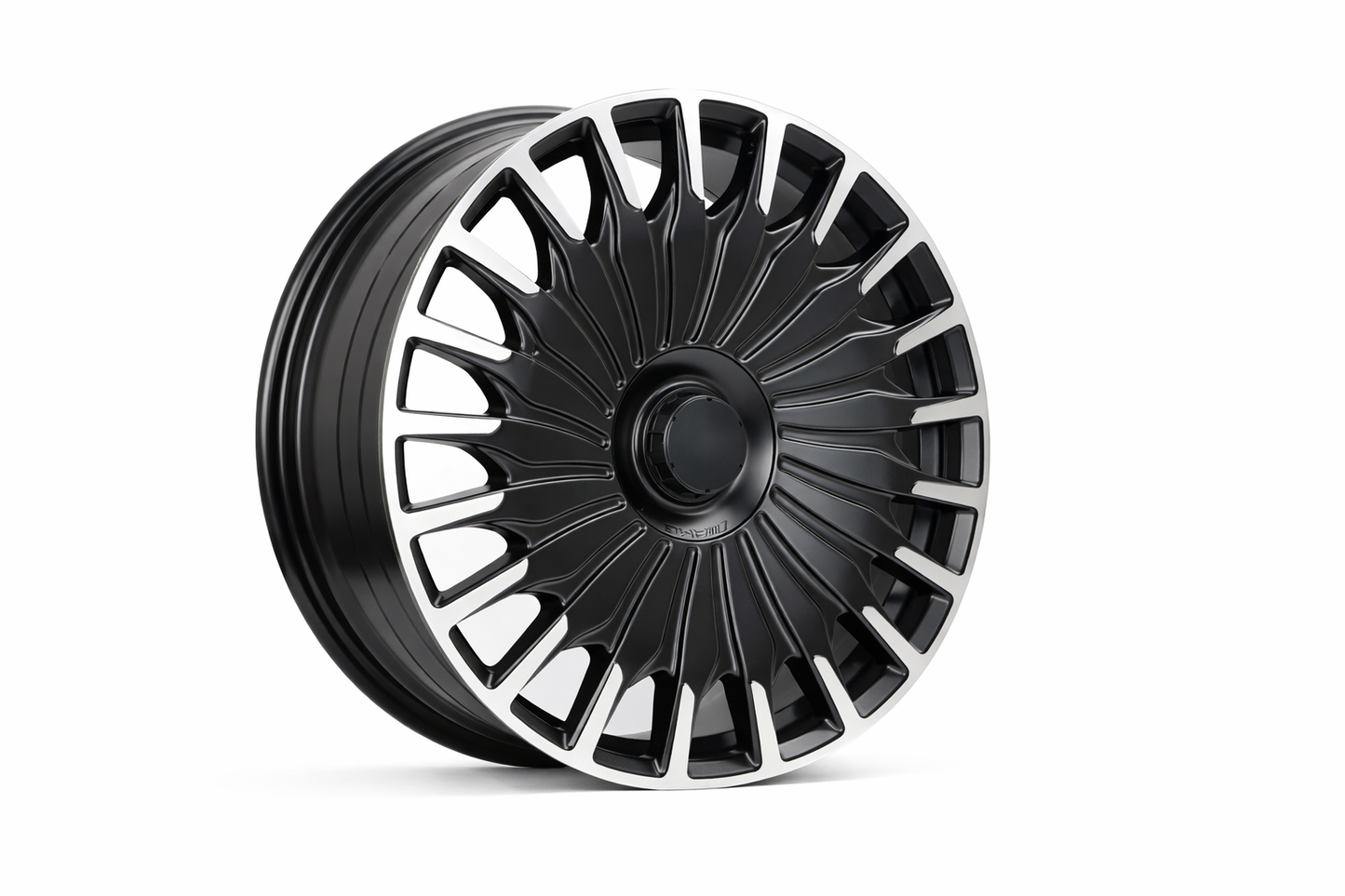 E830 Satin Black Machined Lip 20x9.5 ET35 5.112 - Square Set (4 Wheels)