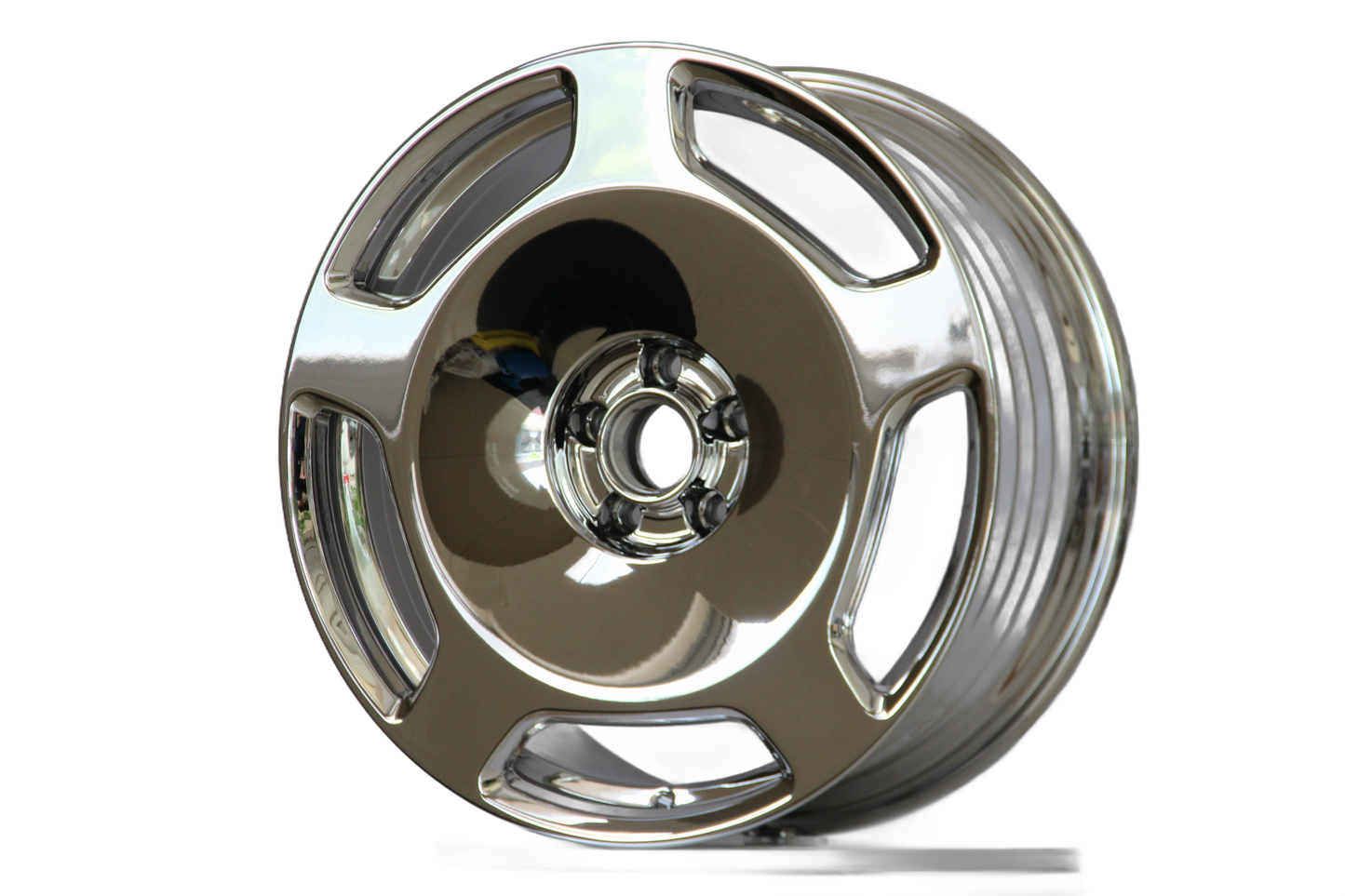 E832 Chrome 20x9.5 ET35 5.112 - Square Set (4 Wheels)