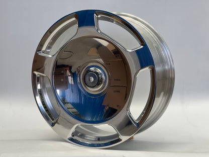 E832 Polished Face 20x9.5 ET35 5.112 - Square Set (4 Wheels)