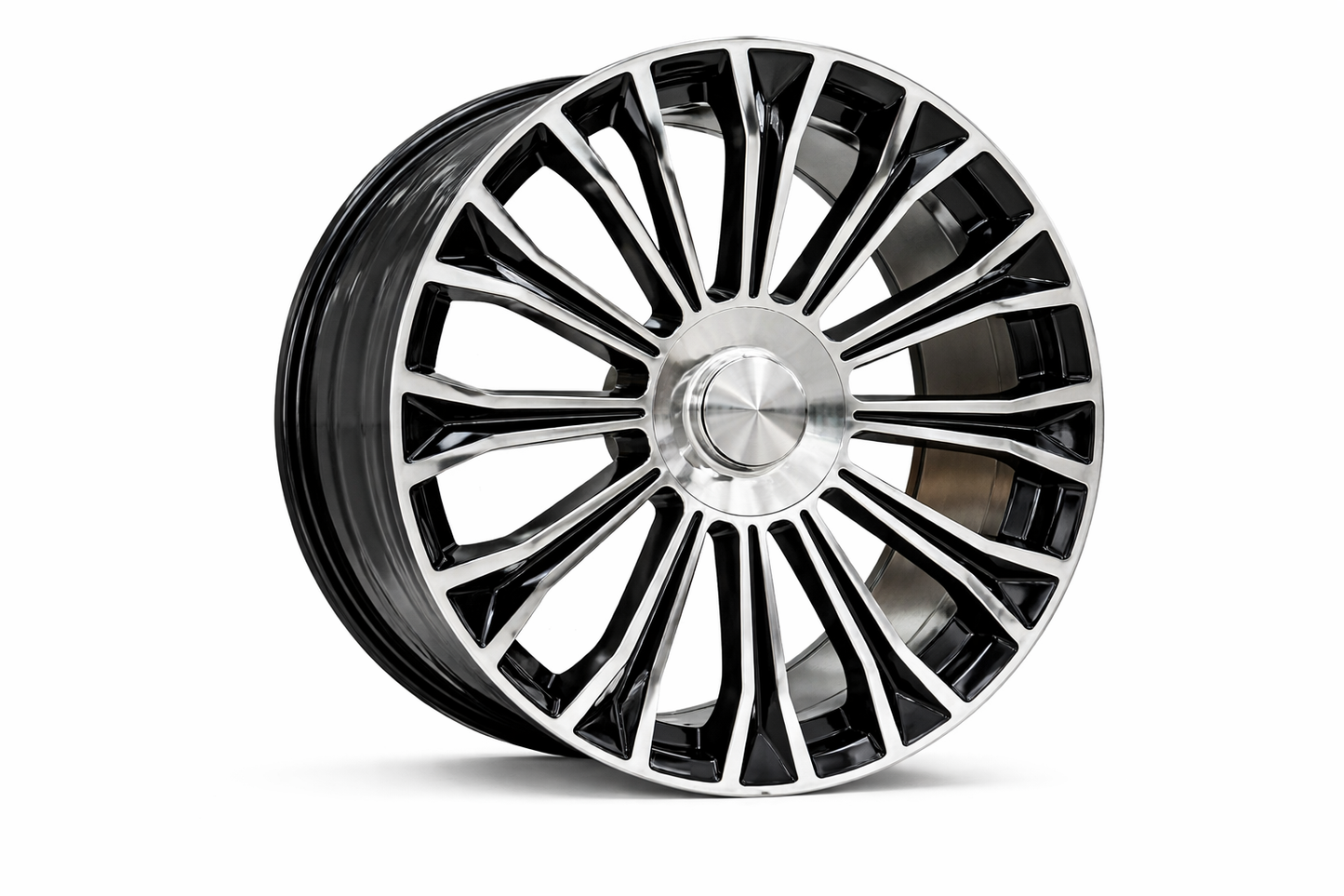 E833 Black Machined Face 20x9.5 ET42 5.112 - Square Set (4 Wheels)
