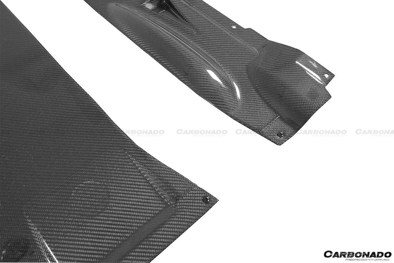 2008-2020 Nissan GTR R35 DBA EBA VA Style Rear Bumper w/ Diffuser - Carbonado Aero