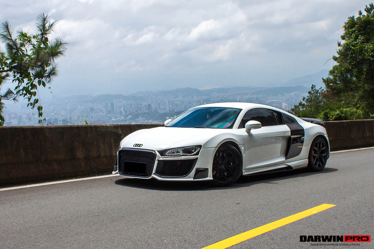 2006-2015 Audi R8 Coupe/Spyder DPGT Style Side Skirts - DarwinPRO Aerodynamics