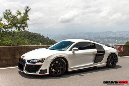 2006-2015 Audi R8 Coupe & Spyder DPGT Style Side Skirts - DarwinPRO Aerodynamics