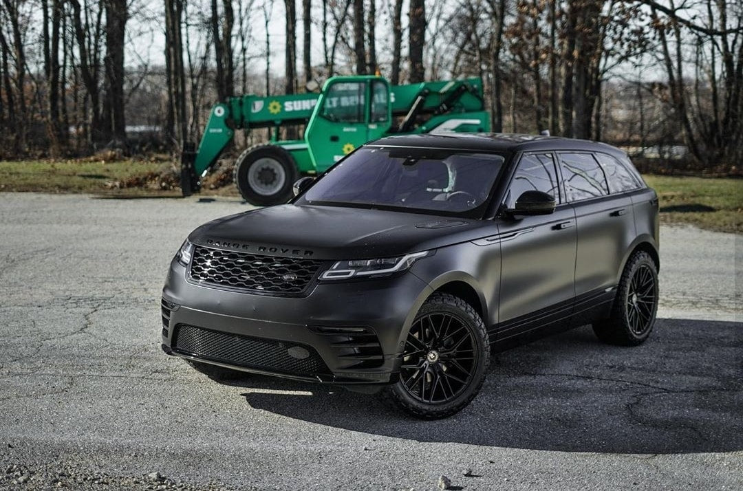 22" Road Force RF13 Gloss Black 5x112 ( Staggered Setup ) ( Set of 4 )