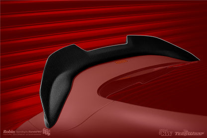 2019-UP Toyota GR Supra (J29/DB) A90 A91 BKSS Style Carbon Fiber Trunk Spoiler w/ LED Light - DarwinPRO Aerodynamics