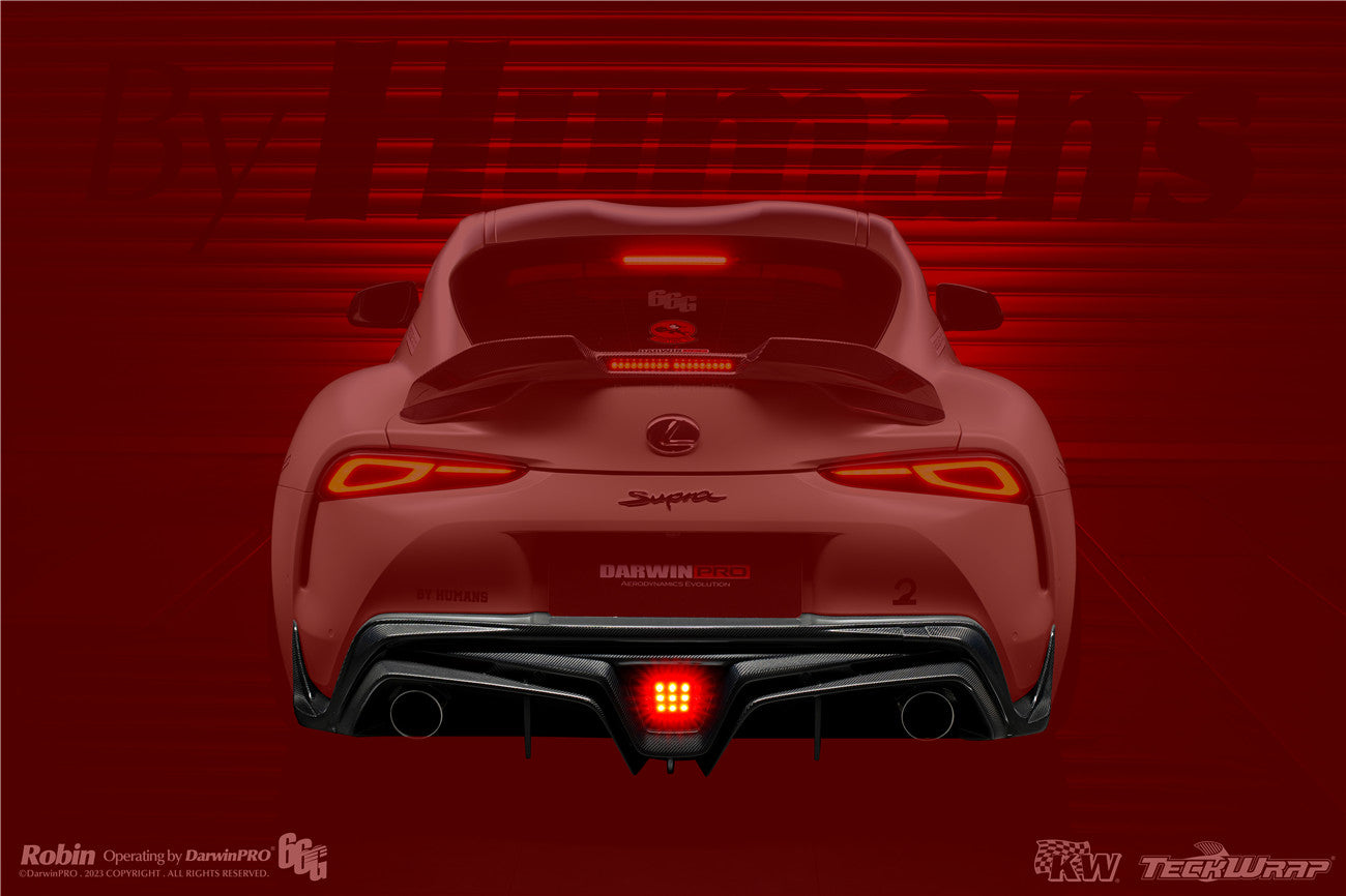 2019-UP Toyota GR Supra (J29/DB) A90 A91 BKSS Style Carbon Fiber Rear Diffuser Lip - DarwinPRO Aerodynamics