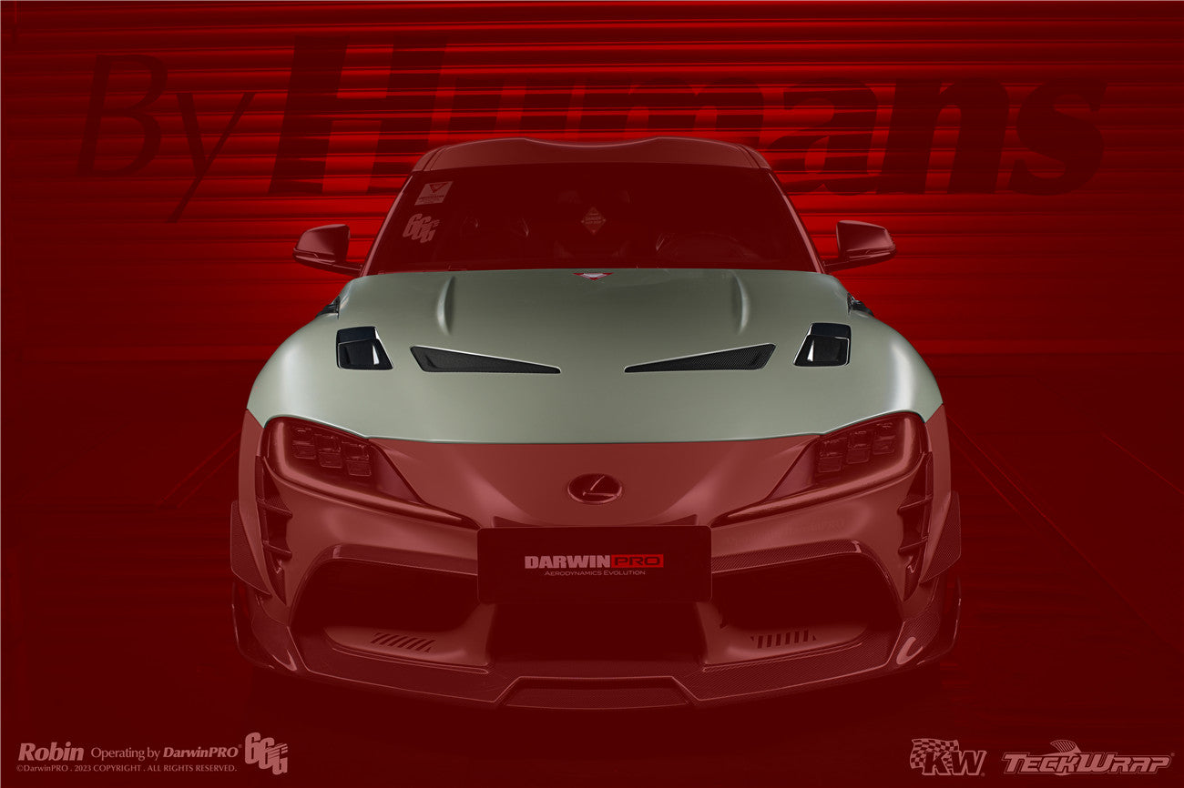 2019-UP Toyota GR Supra (J29/DB) A90 A91 BKSS Style Carbon Fiber Hood - DarwinPRO Aerodynamics