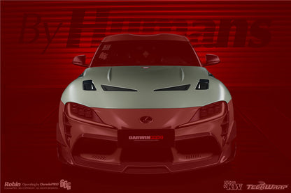 2019-UP Toyota GR Supra (J29/DB) A90 A91 BKSS Style Carbon Fiber Hood - DarwinPRO Aerodynamics