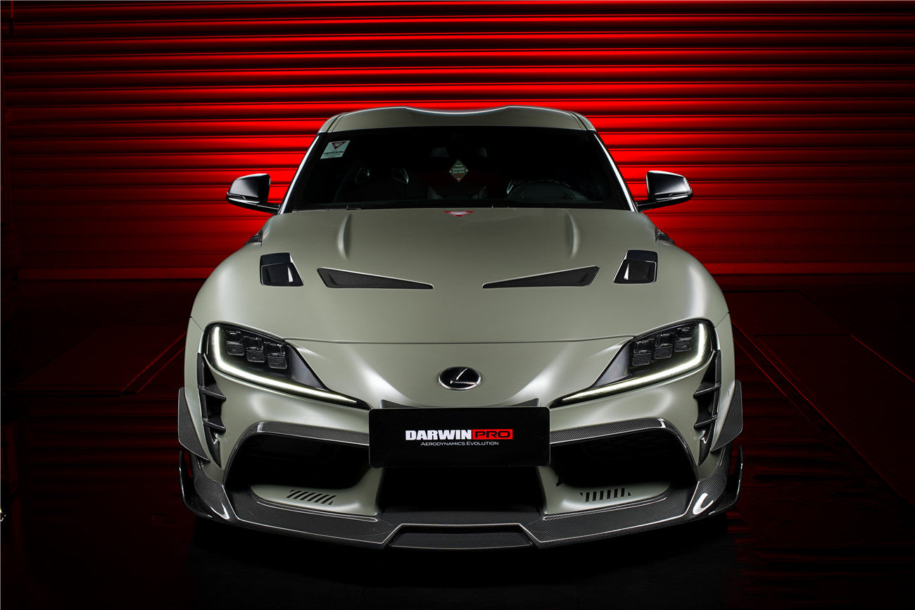 2019-UP Toyota GR Supra (J29/DB) A90 A91 BKSS Style Carbon Fiber Front Lip - DarwinPRO Aerodynamics