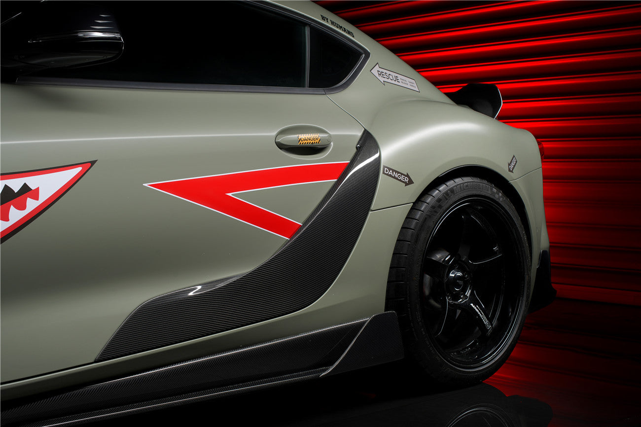 2019-UP Toyota GR Supra (J29 & DB) A90 A91 OEM Style Carbon Fiber Door Penal Garnish Trim Replacement - DarwinPRO Aerodynamics