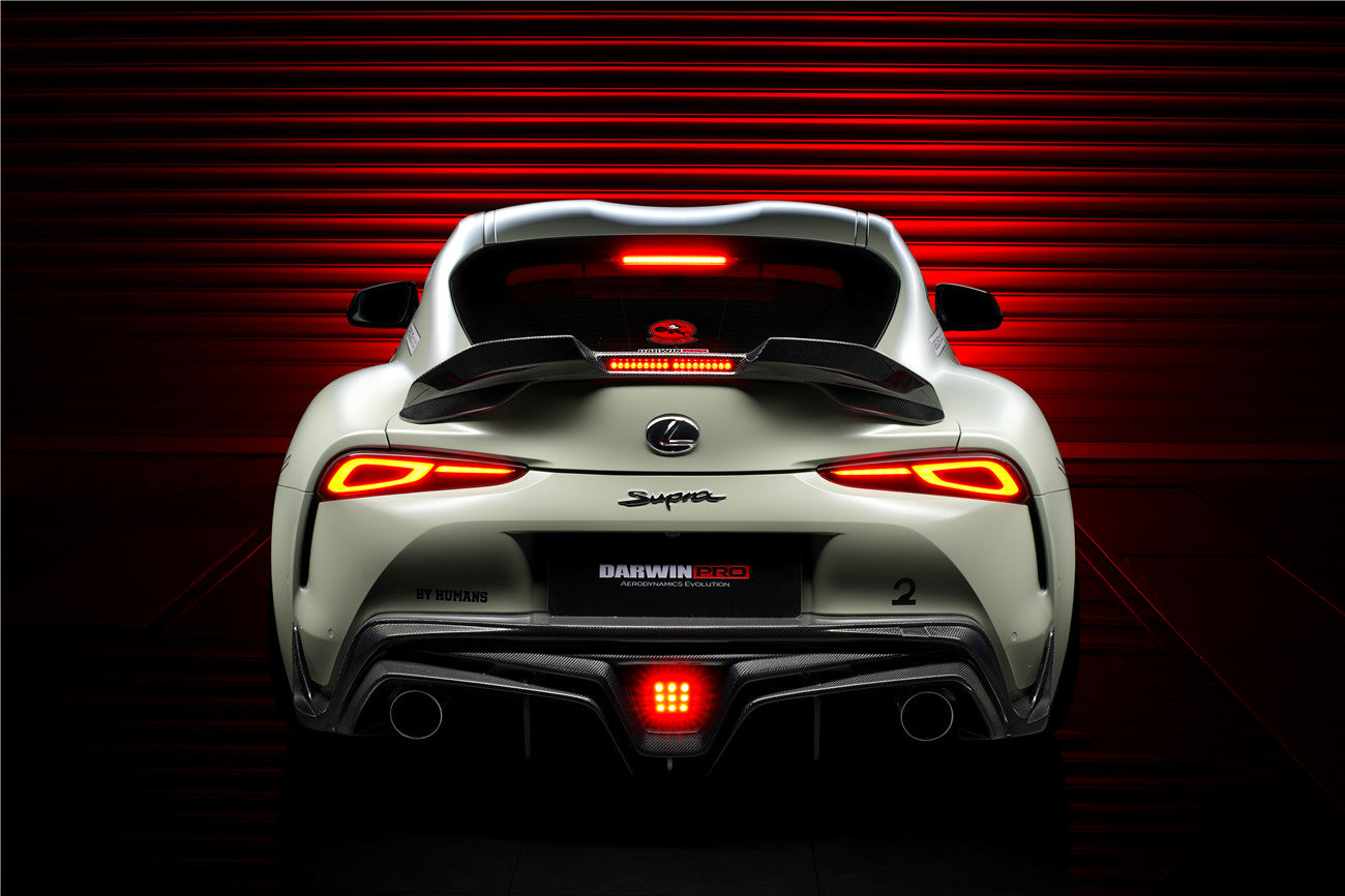 2019-UP Toyota GR Supra (J29/DB) A90 A91 BKSS Style Carbon Fiber Rear Diffuser Lip - DarwinPRO Aerodynamics