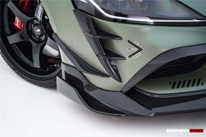 2019-UP Toyota GR Supra (J29/DB) A90 A91 BKSS Style Carbon Fiber Front Bumper Vents - DarwinPRO Aerodynamics