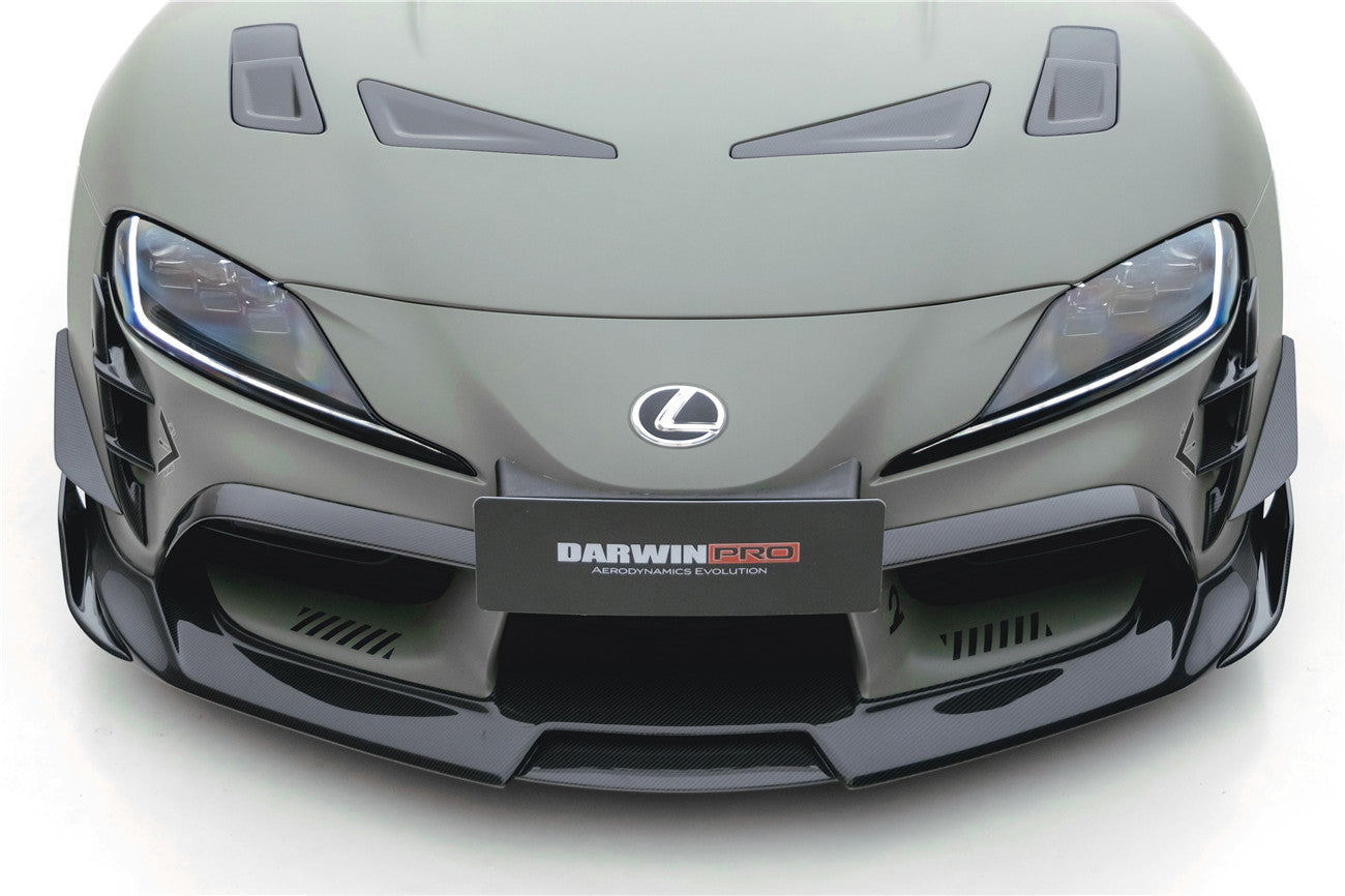 2019-UP Toyota GR Supra (J29/DB) A90 A91 BKSS Style Carbon Fiber Front Lip - DarwinPRO Aerodynamics