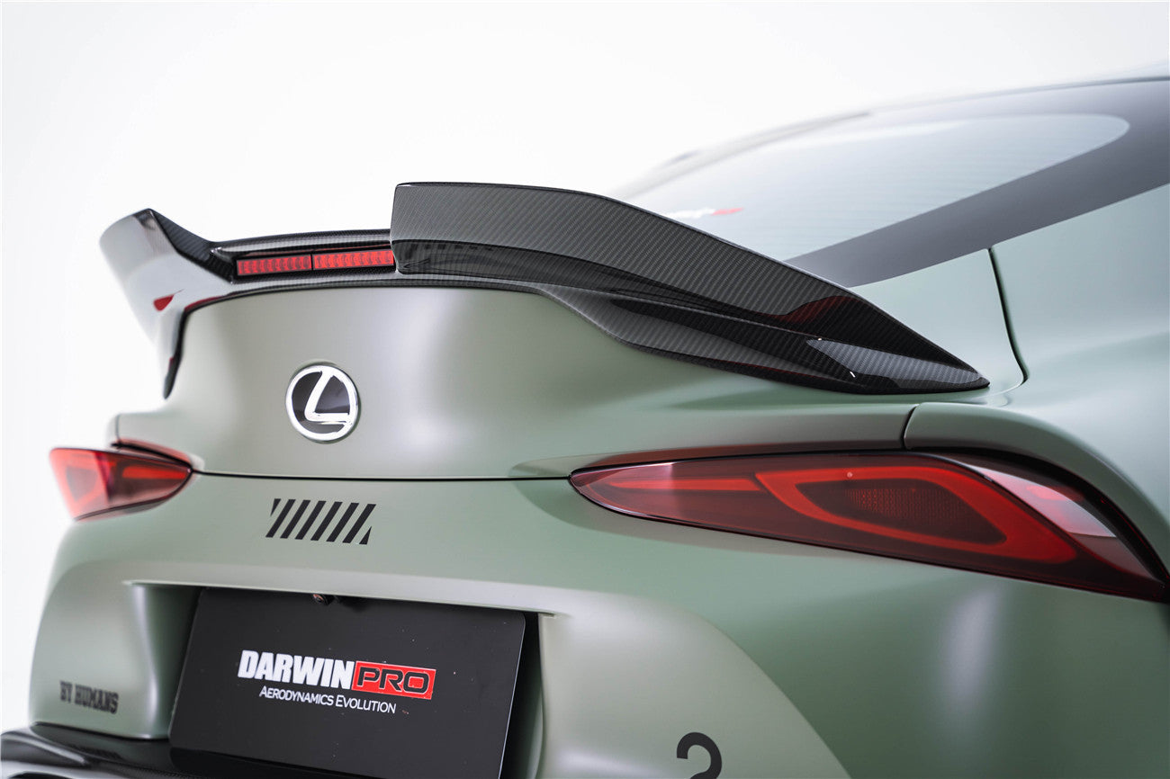 2019-UP Toyota GR Supra (J29/DB) A90 A91 BKSS Style Carbon Fiber Trunk Spoiler w/ LED Light - DarwinPRO Aerodynamics