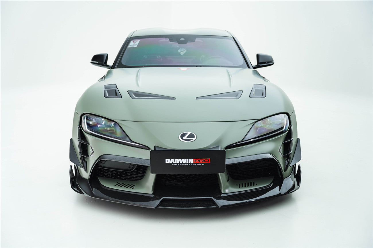 2019-UP Toyota GR Supra (J29/DB) A90 A91 BKSS Style Carbon Fiber Front Lip - DarwinPRO Aerodynamics