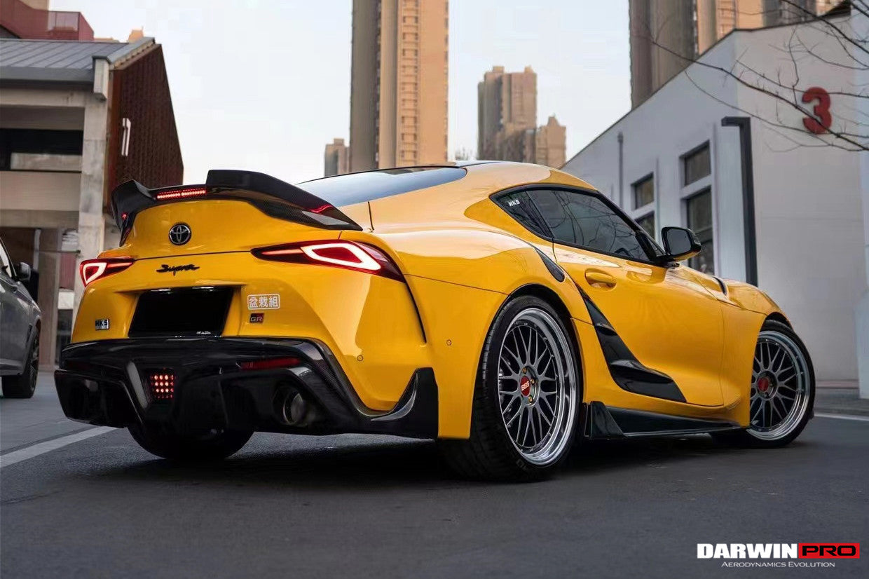 2019-UP Toyota GR Supra (J29/DB) A90 A91 BKSS Style Carbon Fiber Side Skirts - DarwinPRO Aerodynamics