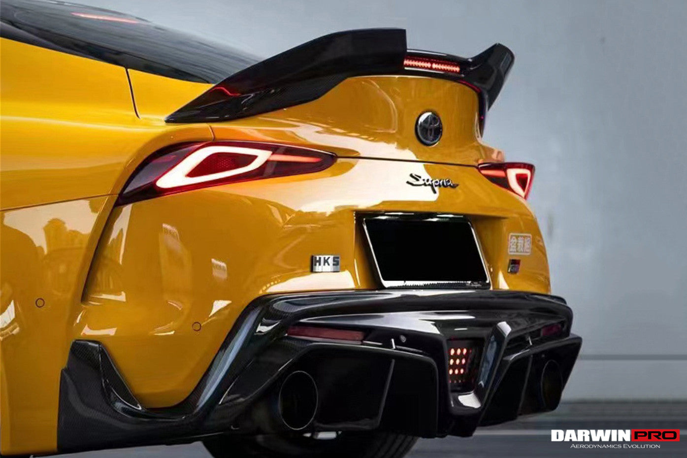 2019-UP Toyota GR Supra (J29/DB) A90 A91 BKSS Style Carbon Fiber Rear Diffuser Lip - DarwinPRO Aerodynamics