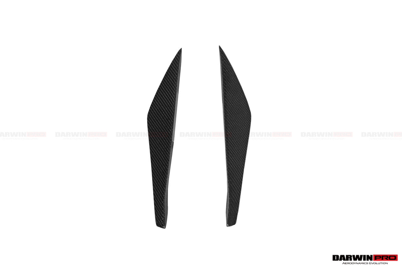 2019-UP Toyota GR Supra (J29/DB) A90 A91 BKSS Style Carbon Fiber Front Canards - DarwinPRO Aerodynamics
