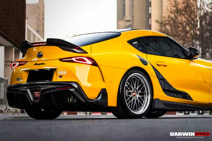 2019-UP Toyota GR Supra (J29/DB) A90 A91 BKSS Style Carbon Fiber Rear Diffuser Lip - DarwinPRO Aerodynamics