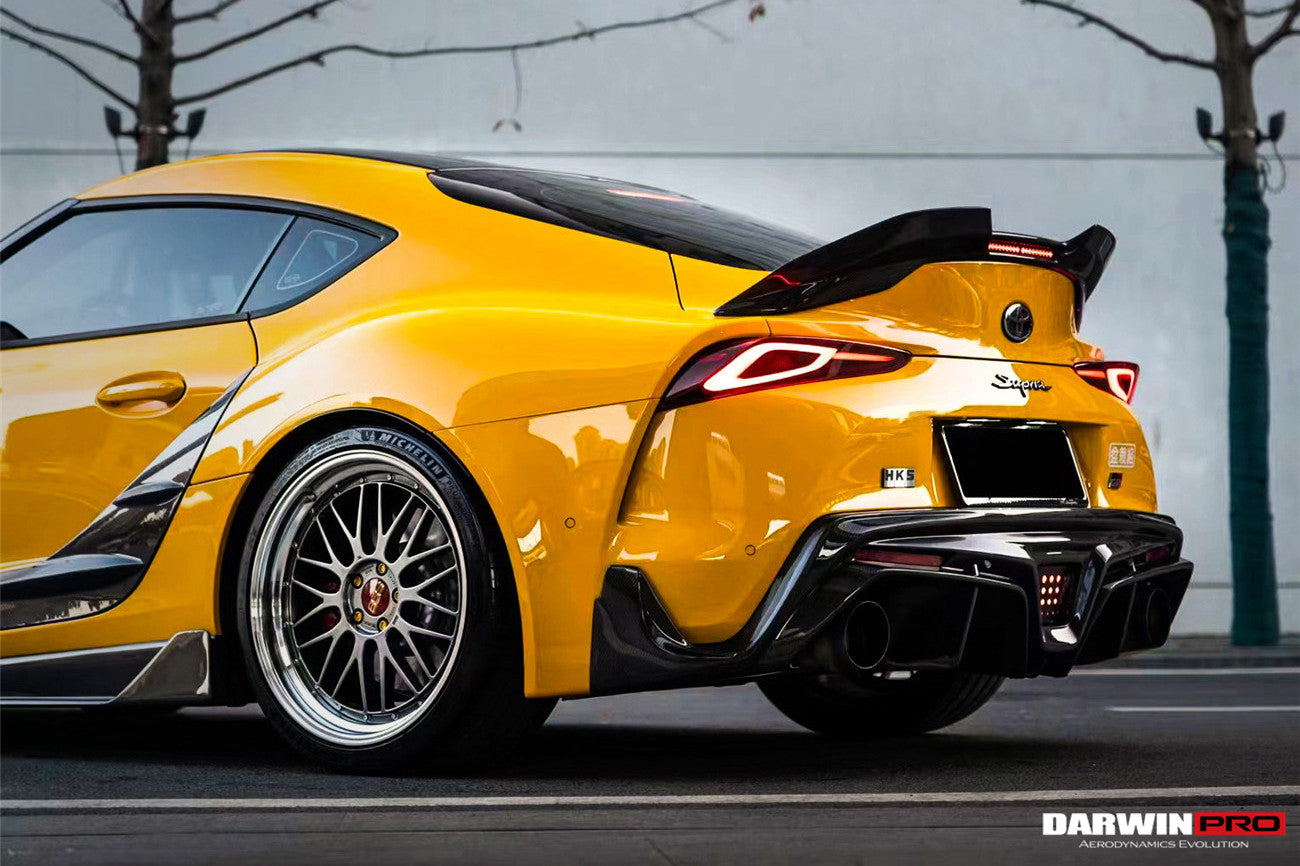 2019-UP Toyota GR Supra (J29/DB) A90 A91 BKSS Style Carbon Fiber Rear Diffuser Lip - DarwinPRO Aerodynamics