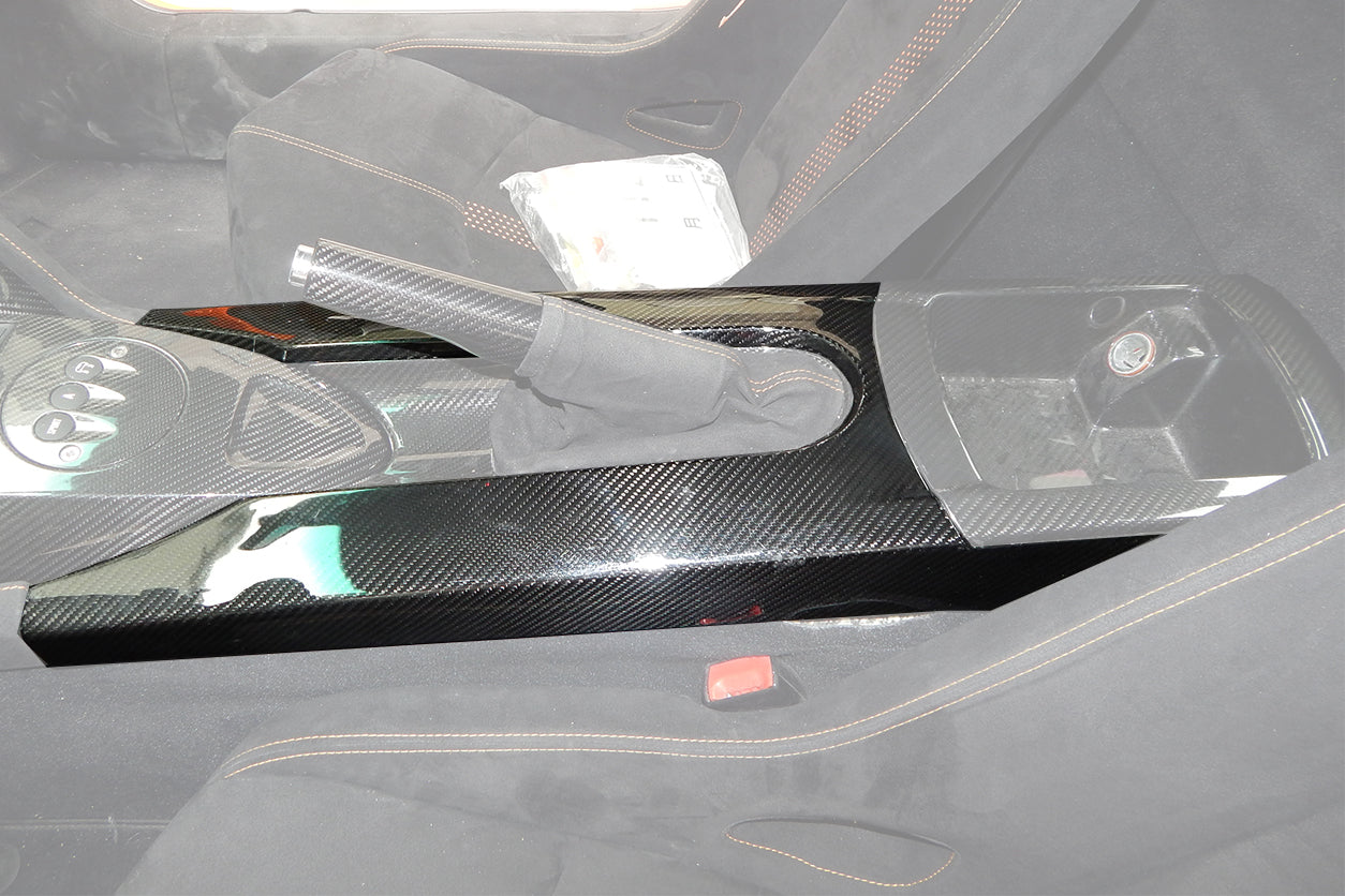 2004-2014 Lamborghini Gallardo Center Gear Shift Console Board - DarwinPRO Aerodynamics