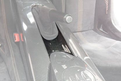 2004-2014 Lamborghini Gallardo OEM Style Carbon Fiber Hnadbrake Surround - Carbonado