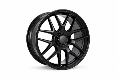 E840 Gloss Black 20x9.5 ET35 5.112 - Square Set (4 Wheels)