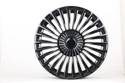 E841 Gloss Black 20x8.5 ET38 5.112 - Square Set (4 Wheels)