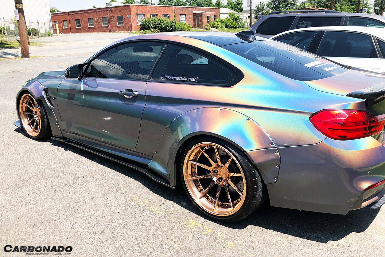 2014-2020 BMW F82/F83 M4 DE Style Fender Flares - Carbonado Aero