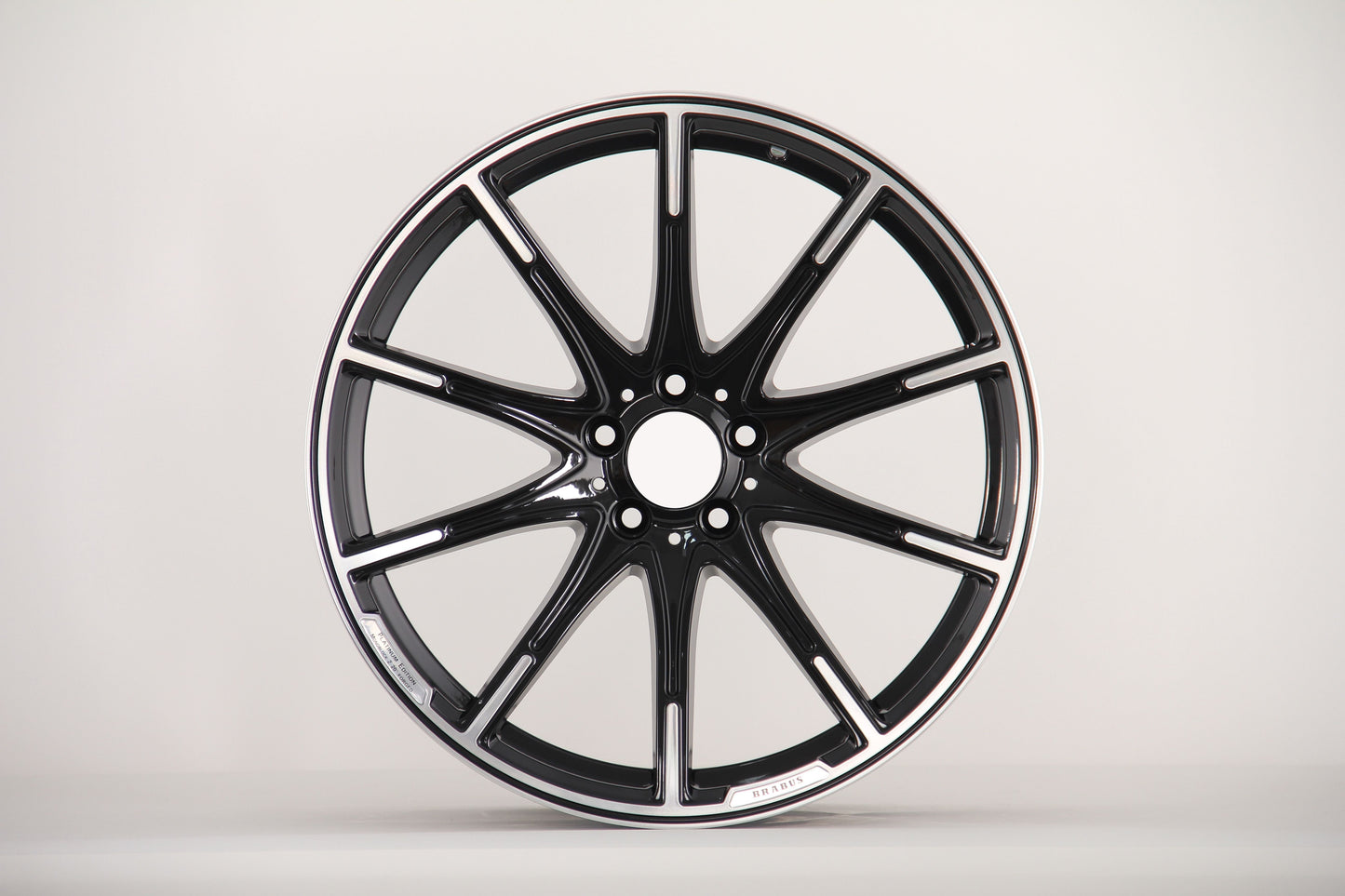 E846 Black Machined Face 20x9.5 ET42 5.112 - Square Set (4 Wheels)