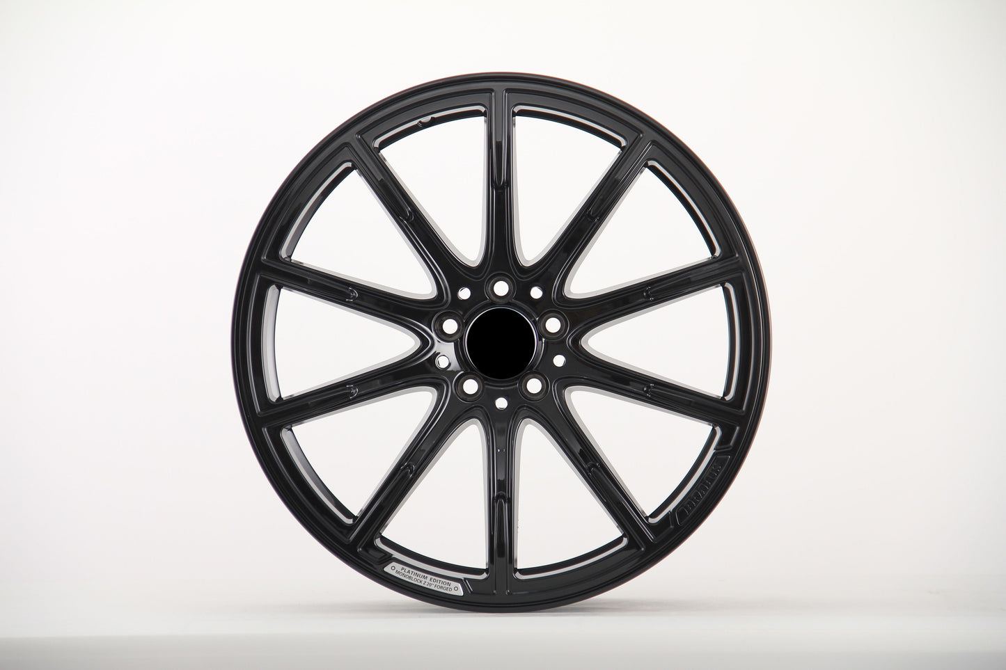 E846 Gloss Black 20in Staggered Set 8.5 ET38 / 9.5 ET42 5.112 (4 Wheels)