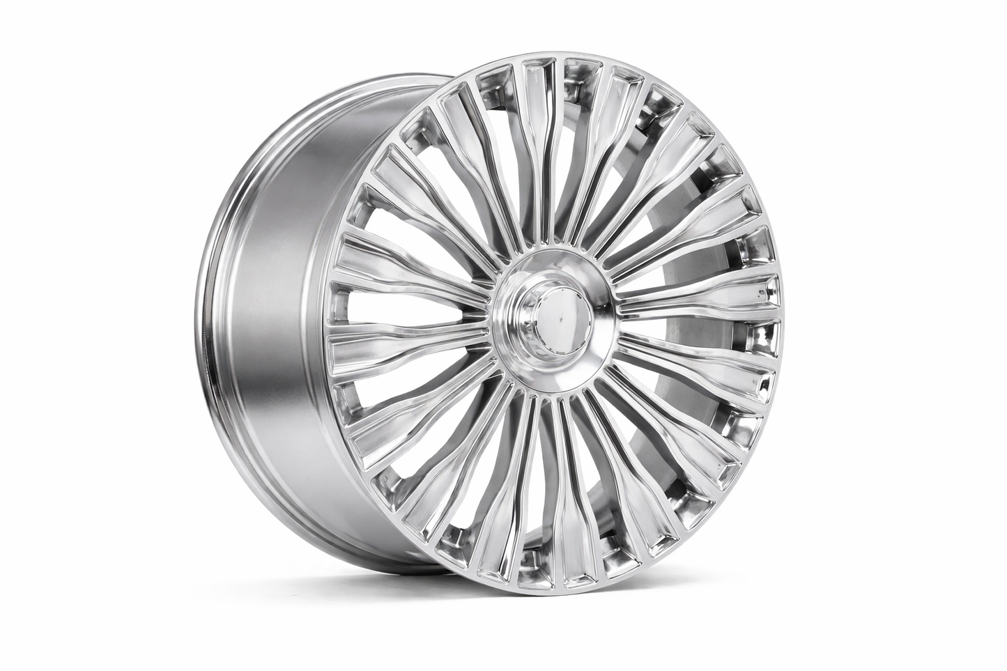 E848 Chrome 20x9.5 ET35 5.112 - Square Set (4 Wheels)