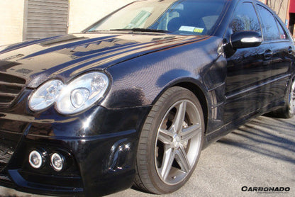 2005-2007 Mercedes Benzw203 C55 AMG  Only WI Style  Front Fender - Carbonado