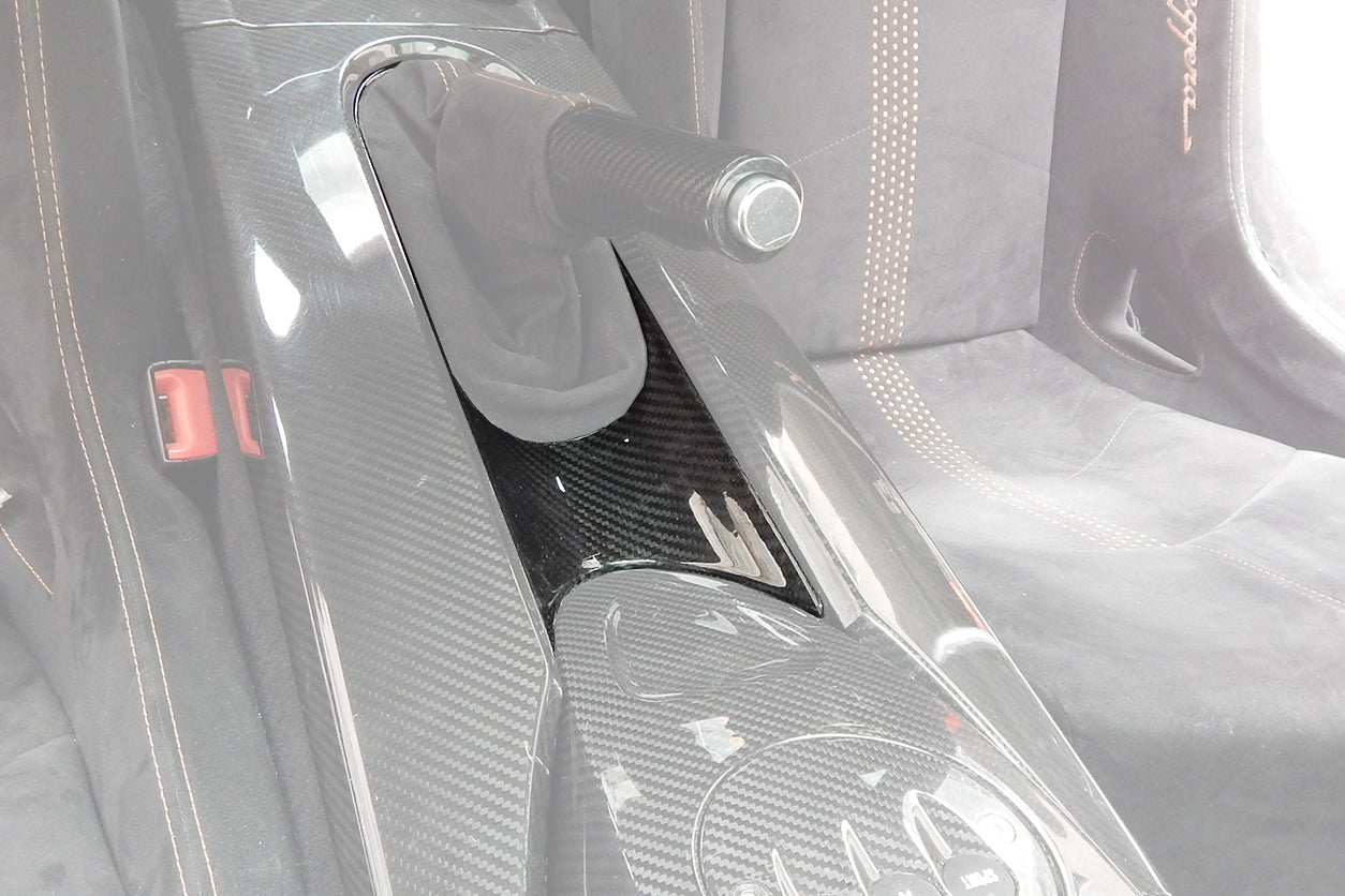 2004-2014 Lamborghini Gallardo OEM Style Carbon Fiber Hnadbrake Surround - DarwinPRO Aerodynamics