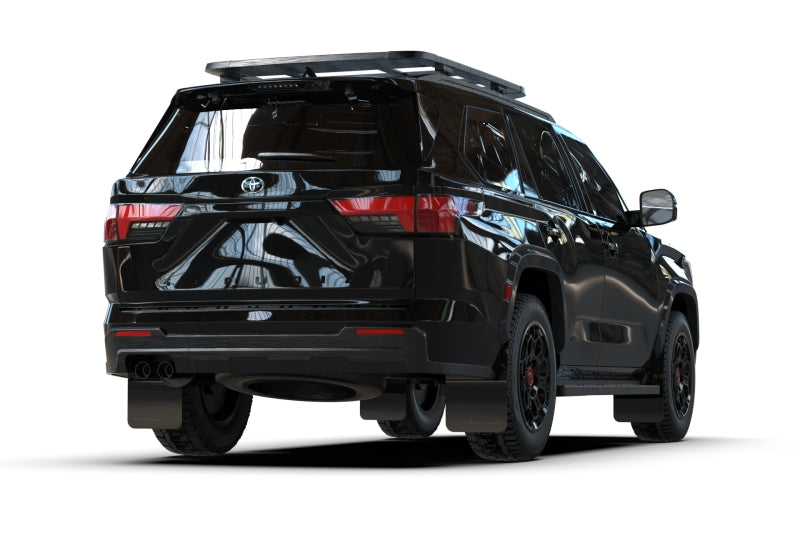 Rally Armor 23-26 Toyota Sequoia Black UR Mud Flap w/ Red Logo
