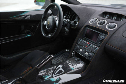 2004-2014 Lamborghini Gallardo OEM Style Carbon Fiber Center Console - Carbonado Aero