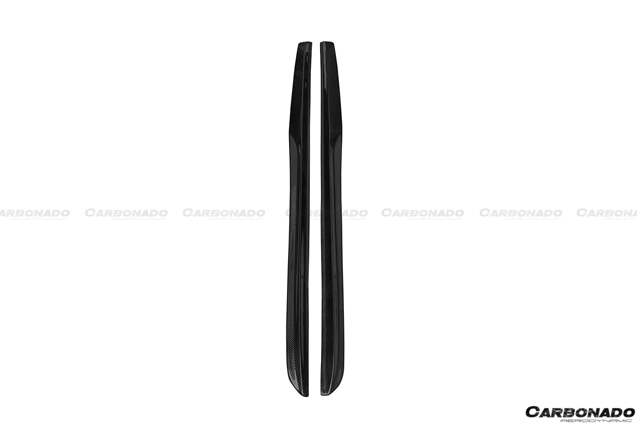 2015-2021 Mercedes Benz C-Class W205 Sedan PS Style Side Skirts - Carbonado