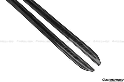 2015-2021 Mercedes Benz C-Class W205 Sedan PS Style Side Skirts - Carbonado