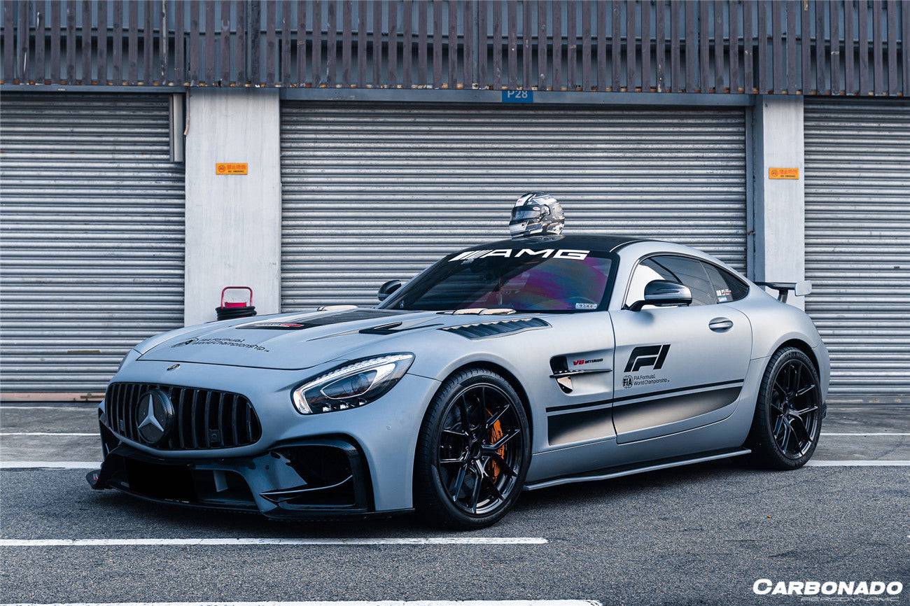 2015-2021 Mercedes Benz AMG GT/GTS/GTC/GTR BK Style Partial Carbon Fiber Front Fender - Carbonado Aero