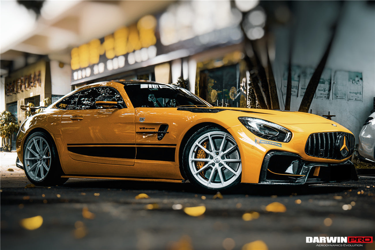 2015-2021 Mercedes Benz AMG GT/GTS/GTC/GTR BK Style Partial Carbon Fiber Front Fender - DarwinPRO Aerodynamics