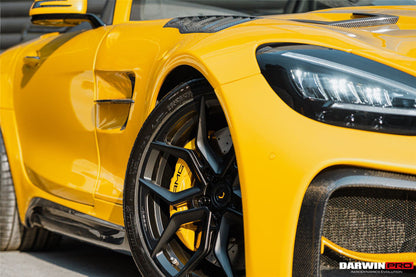 2015-2021 Mercedes Benz AMG GT/GTS/GTC/GTR BK Style Partial Carbon Fiber Front Fender - Carbonado Aero