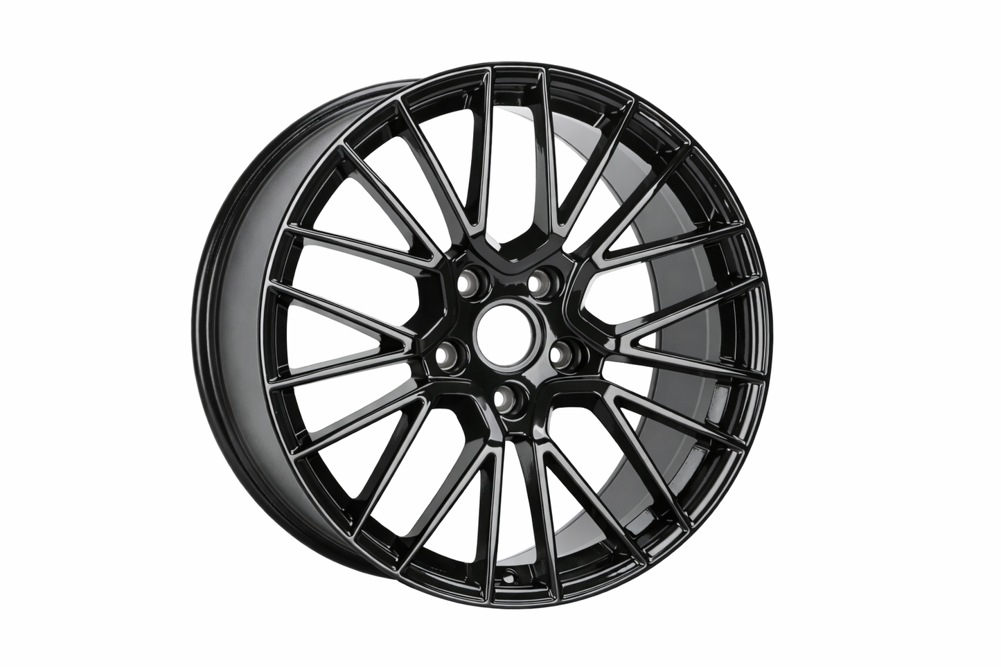 E855 Gloss Black 20x9.5 ET46 5.130 – (Square Set of 4)