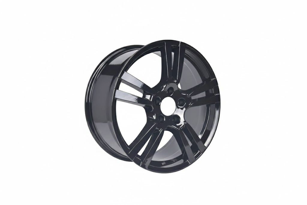 E856 Gloss Black 20in Staggered Set 9.5 ET56 / 11.0 ET67 5.130 (4 Wheels)