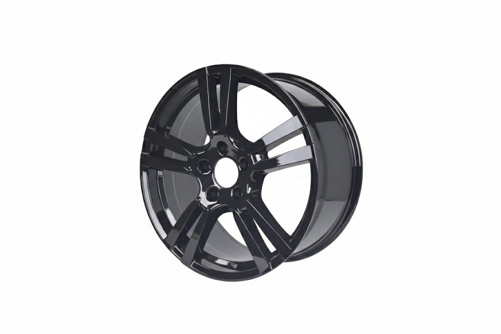 E856 Gloss Black 22x9.5 ET55 5.130 - Square Set (4 Wheels)