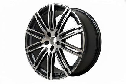 E858 Gunmetal Machined Face 20x8.5 ET28 5.112 - Square Set (4 Wheels)