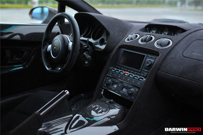 2004-2014 Lamborghini Gallardo OEM Style Carbon Fiber Center Console - DarwinPRO Aerodynamics