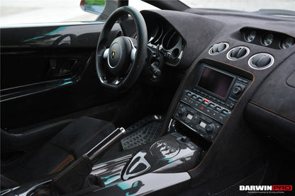 2004-2014 Lamborghini Gallardo OEM Style Carbon Fiber Center Console - DarwinPRO Aerodynamics