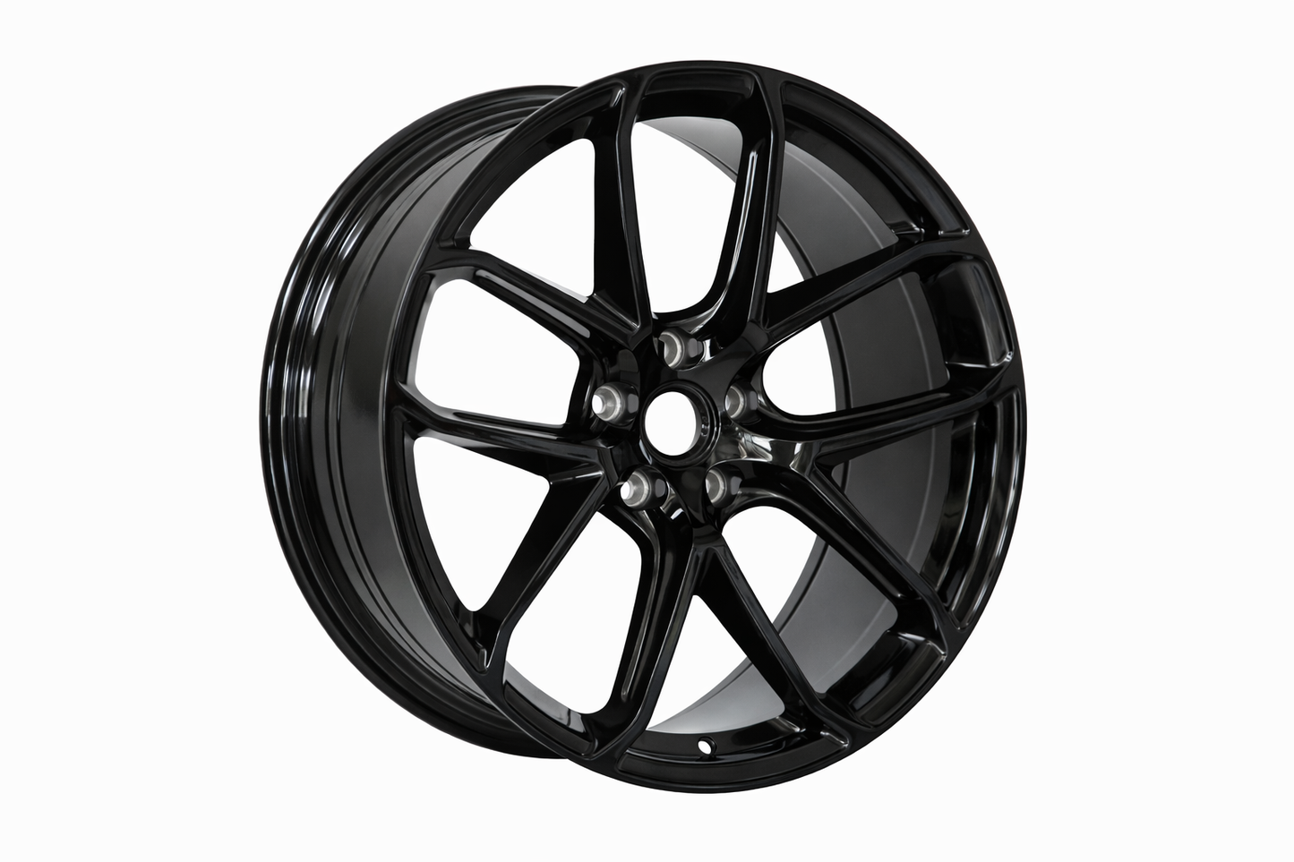 E861 Gloss Black 20x9.0 ET26 5.112 - Square Set (4 Wheels)