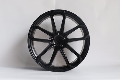 E861 Satin Black 22x10.0 ET45 5.130 - Square Set (4 Wheels)